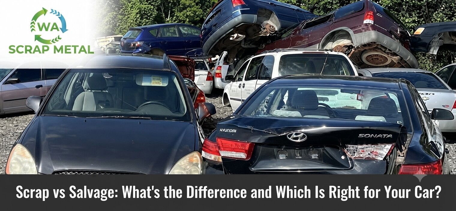 Scrap vs Salvage: What’s the Difference and Which Is Right for Your Car?