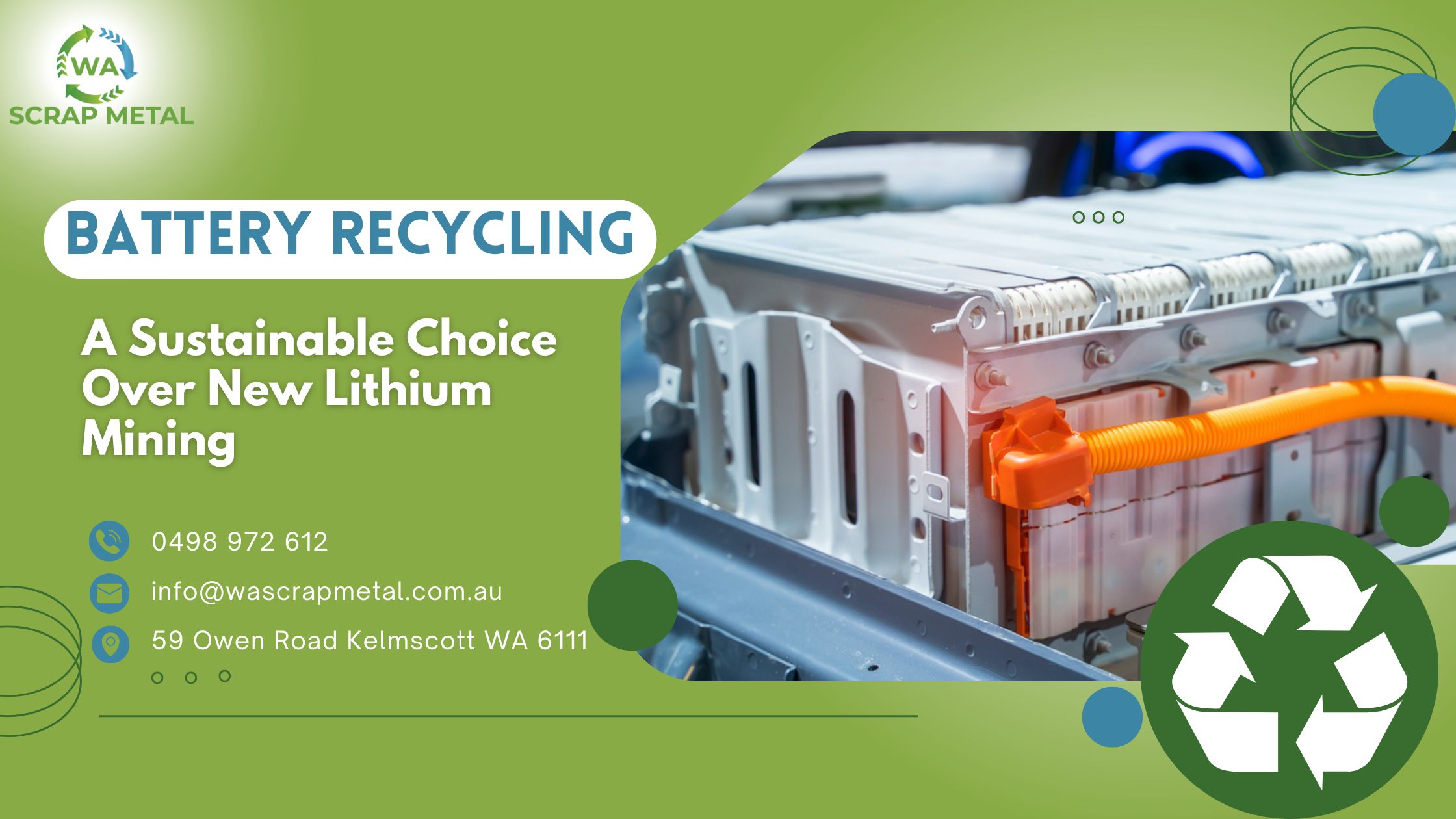 Lithium Battery Recycling: Sustainable Choice Than Conventional Batteries in Mining